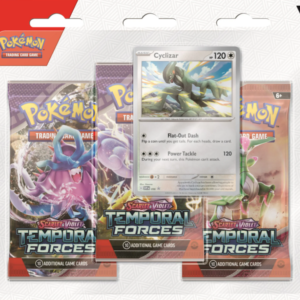 Pokemon SV5 Temporal Forces 3-Pack Blister