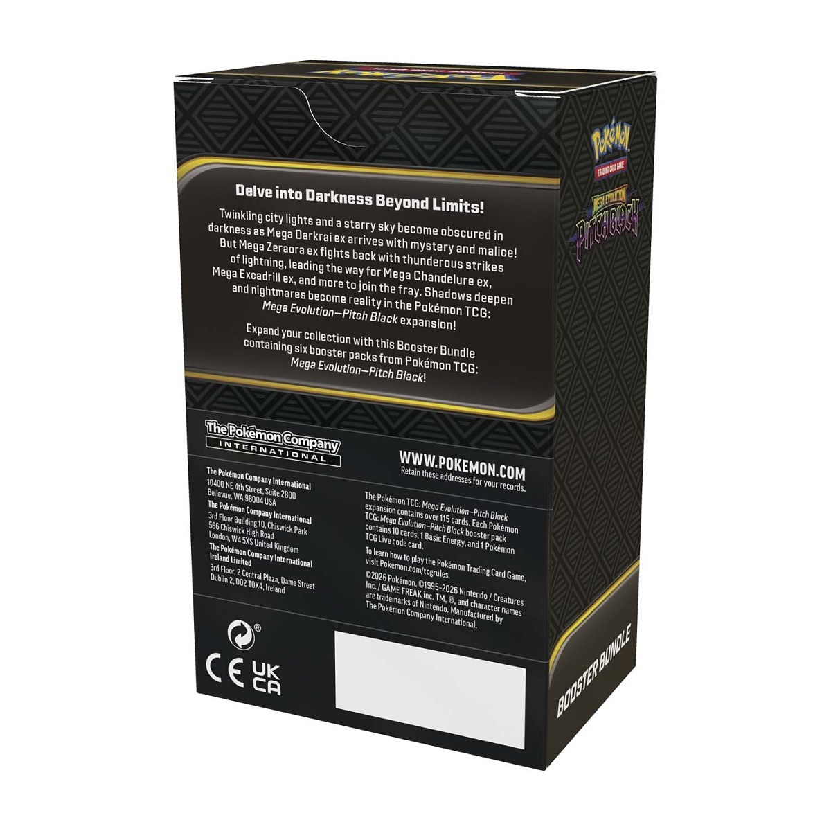 Buy Pokemon Pitch Black Booster Bundle